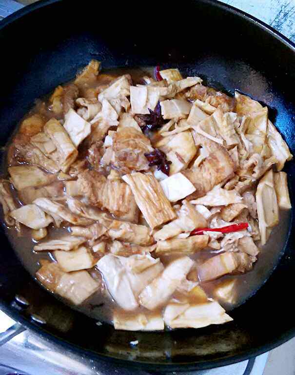 笋干烧五花肉步骤13