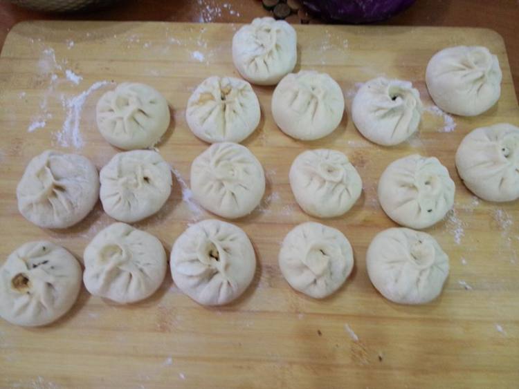 绍兴梅干菜肉包子步骤18