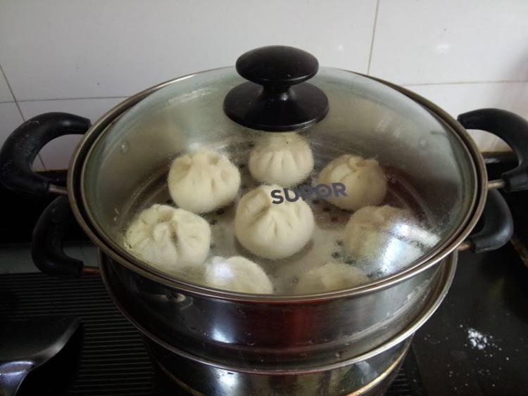 绍兴梅干菜肉包子步骤20