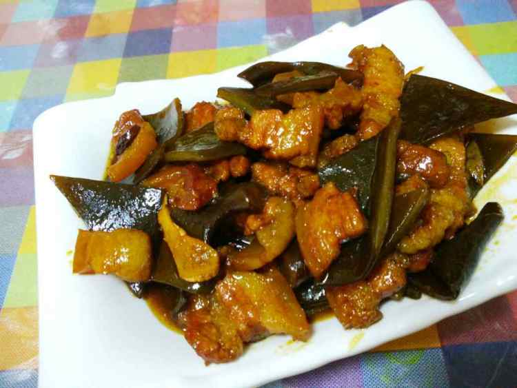 可乐海带头五花肉步骤9