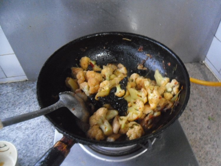 干锅菜花步骤9