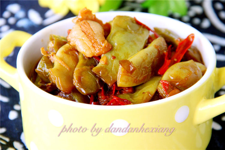 五花肉炖油豆角步骤12