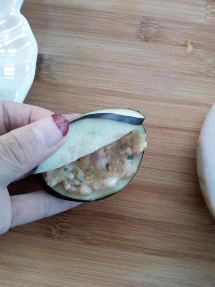 非油炸茄盒步骤8