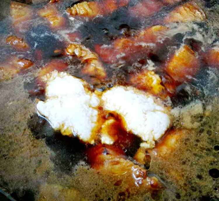 红烧肉烩饭#新鲜从这步骤9