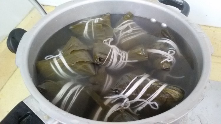 酱香肉粽步骤13