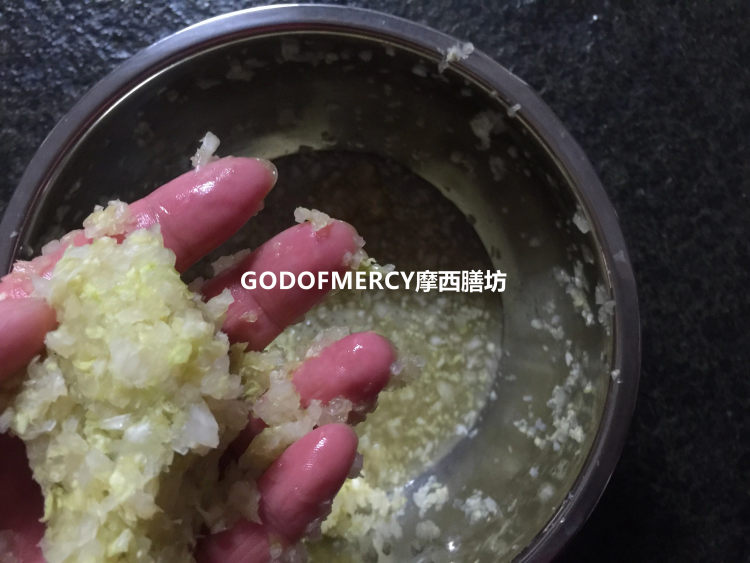 豆浆版大白菜猪肉饺子步骤10