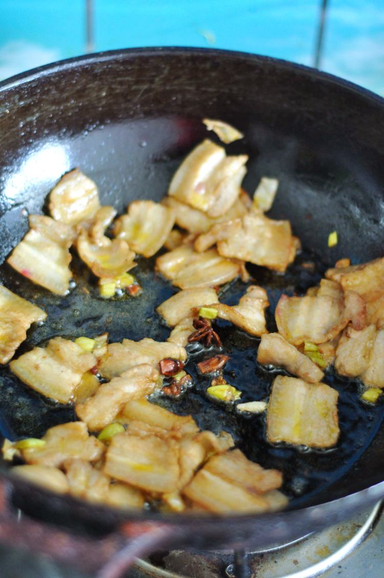 五彩小炒肉#多效护理步骤2