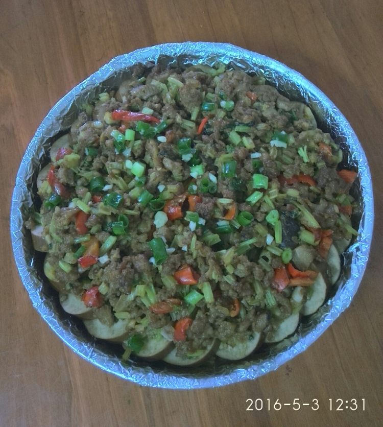 冬菇肉末烤茄子步骤13