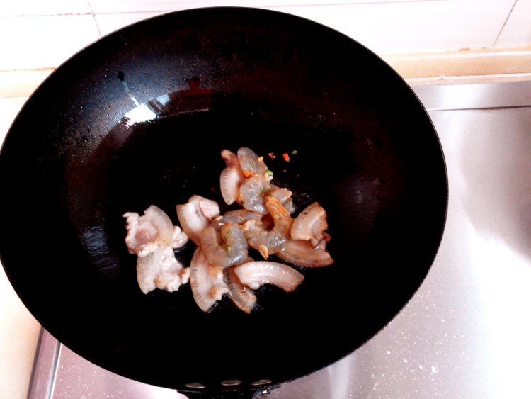 雪菜虾仁面步骤5