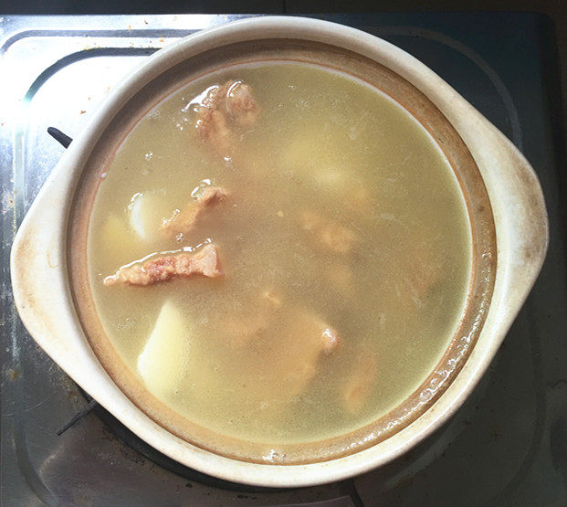 山药滑肉汤步骤10