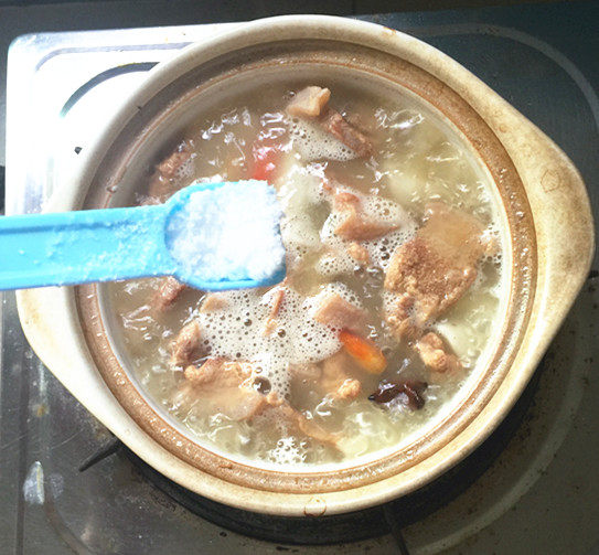 山药滑肉汤步骤11