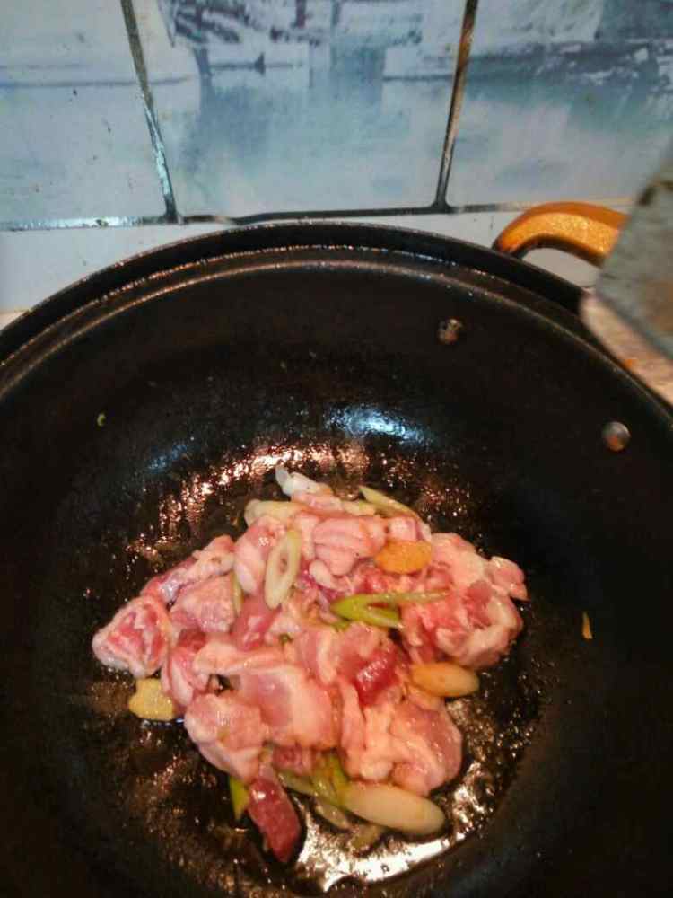 酱爆肉片步骤4