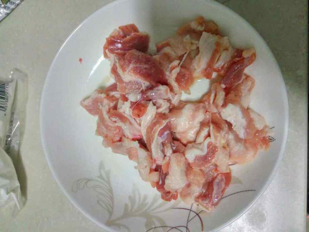 酱爆肉片步骤1