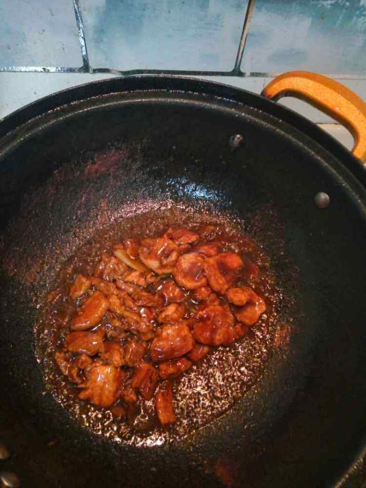 酱爆肉片步骤6