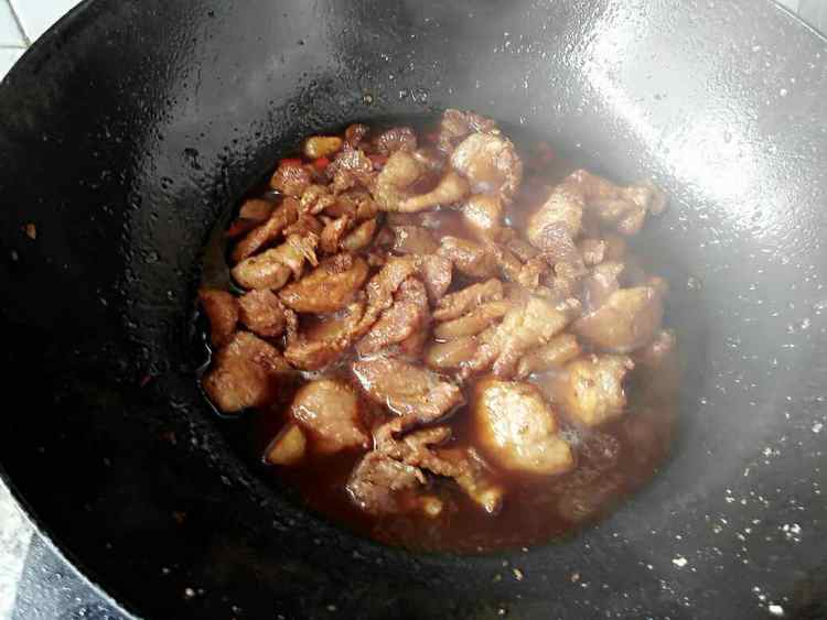 大肉土豆炖豆角步骤8