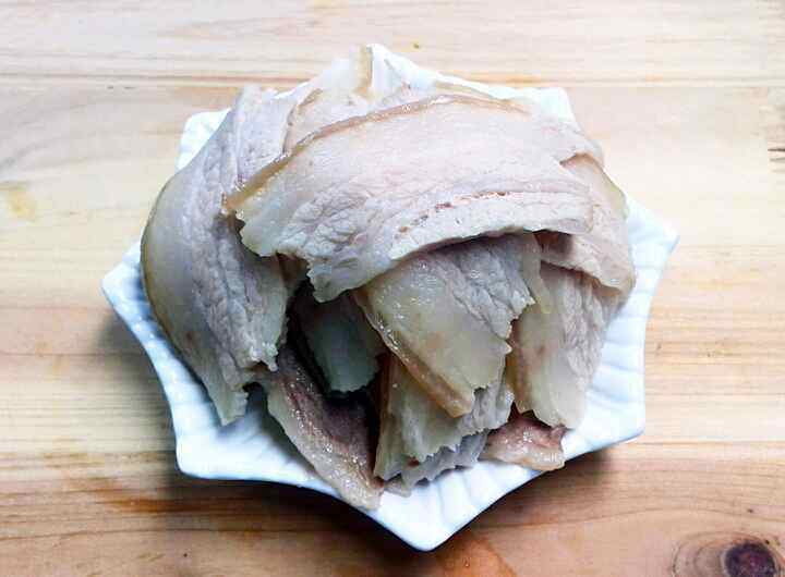 双笋回锅肉步骤4