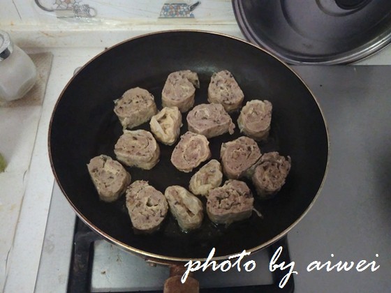 虾仁腐皮肉卷步骤14