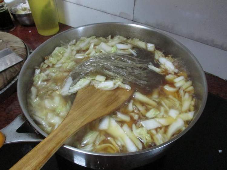 腩肉炖白菜粉条步骤10