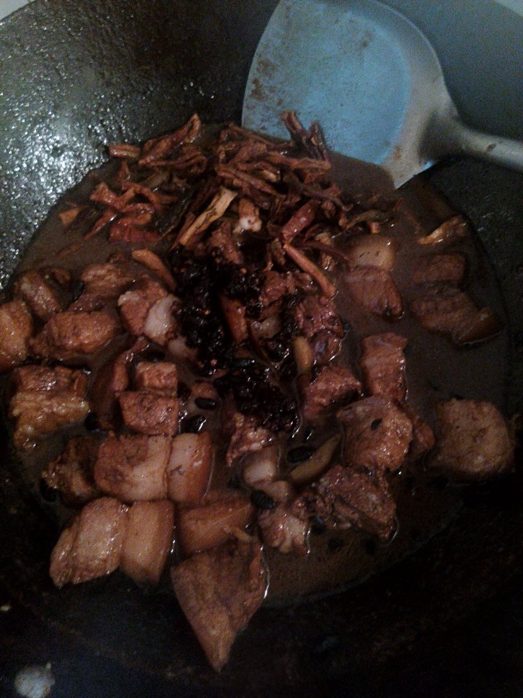 黄瓜皮红烧肉步骤10