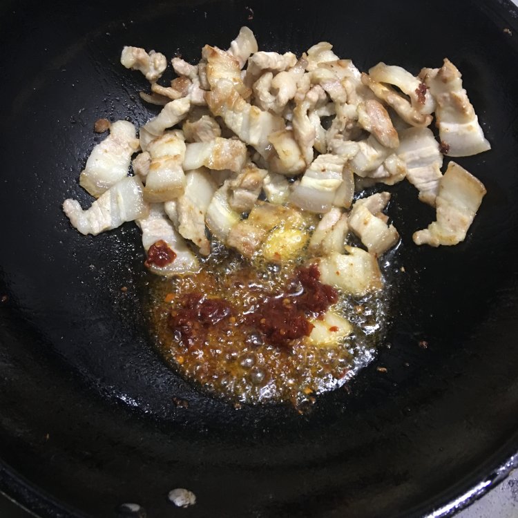 甜酱爆炒五花肉步骤8