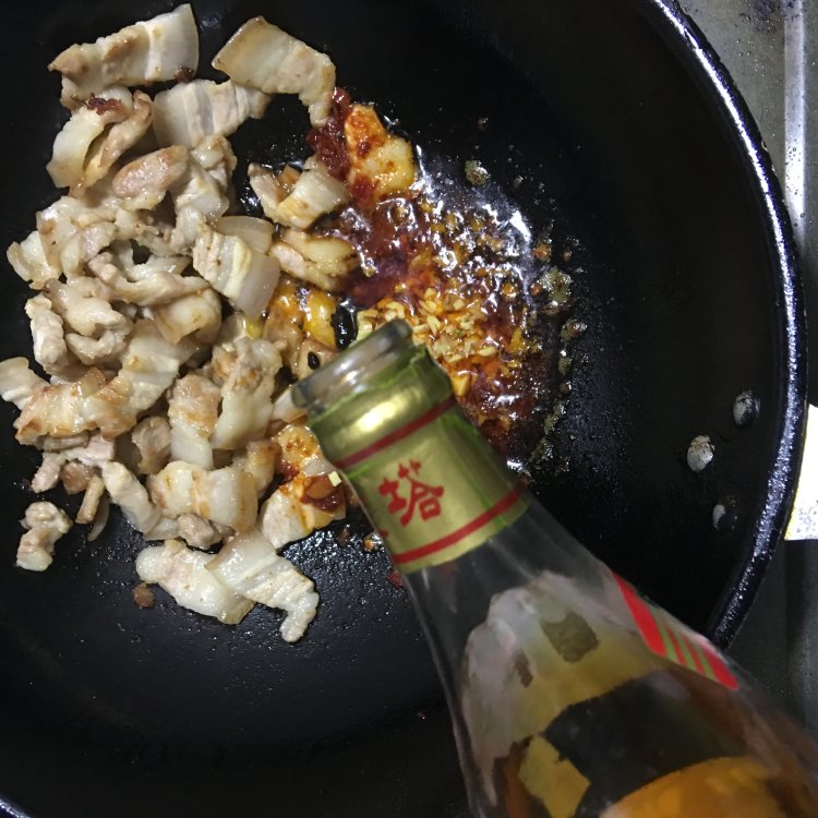 甜酱爆炒五花肉步骤11