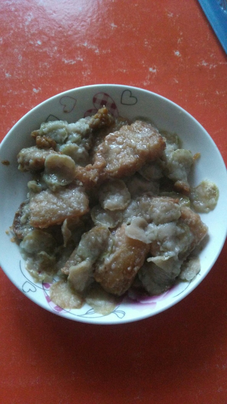 丝瓜米粉肉步骤12