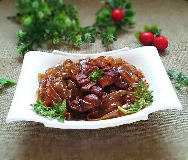 五花肉炖宽粉步骤11