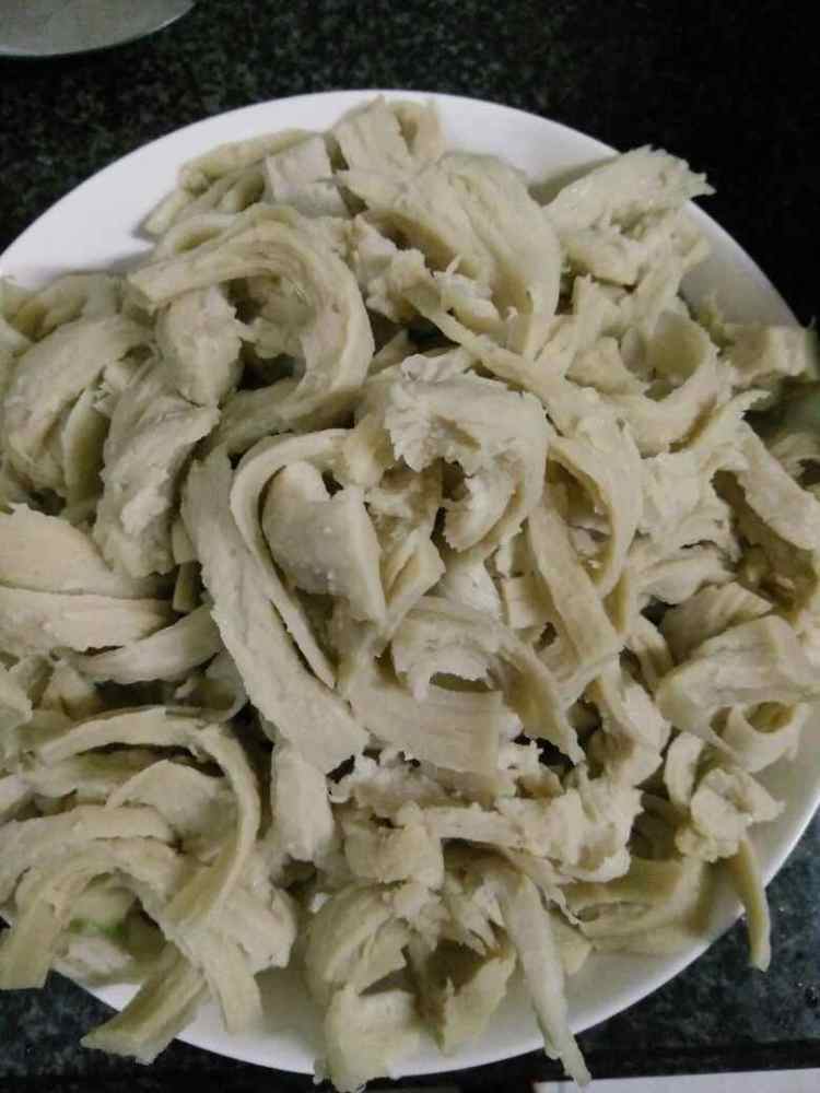 干锅蒜薹面筋步骤2