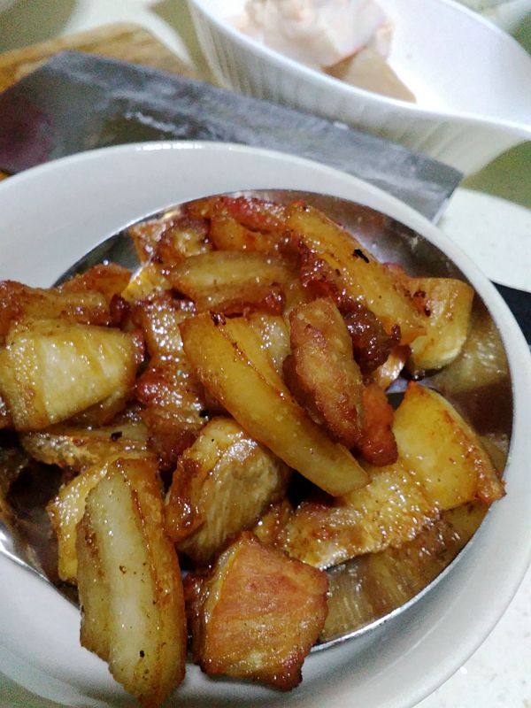 芋头扣肉步骤6