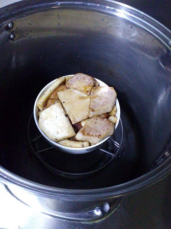 芋头扣肉步骤9
