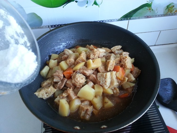 红烧肉面筋步骤10