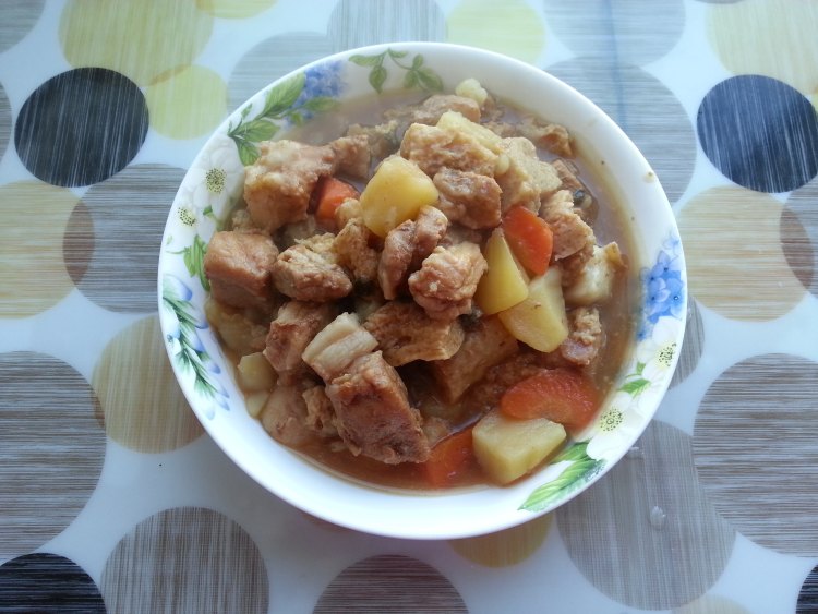 红烧肉面筋步骤11