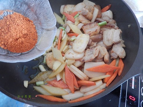 干锅年糕肉片步骤10