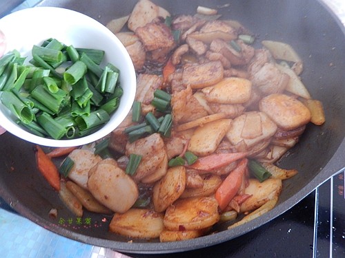 干锅年糕肉片步骤11