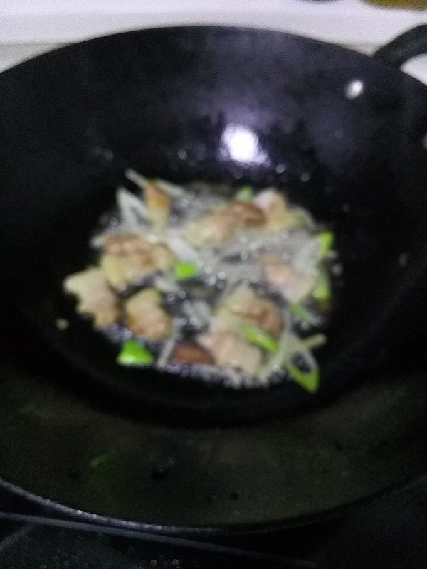 笋片炒肉步骤4