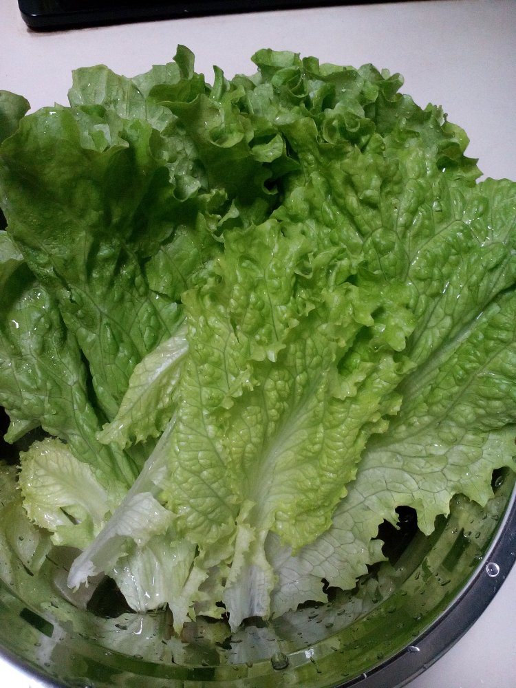 五花肉拌生菜步骤2