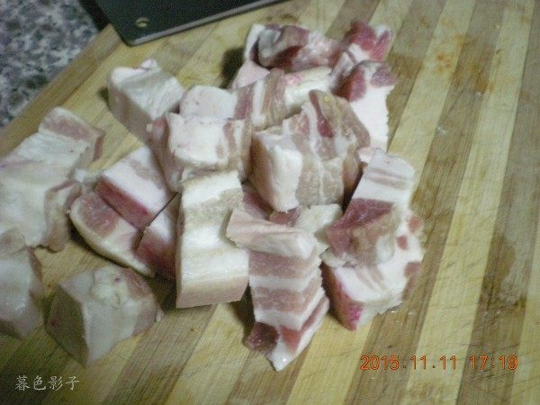 银杏炖肉步骤3