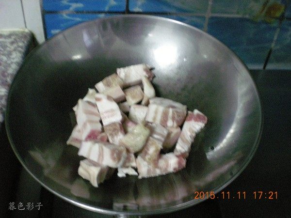 银杏炖肉步骤4