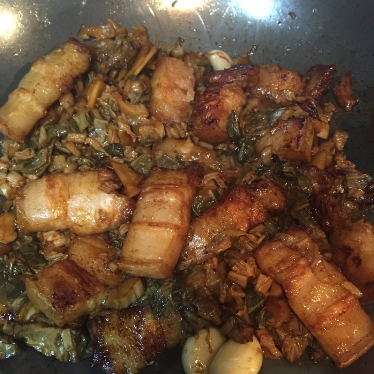 梅菜烧肉步骤8