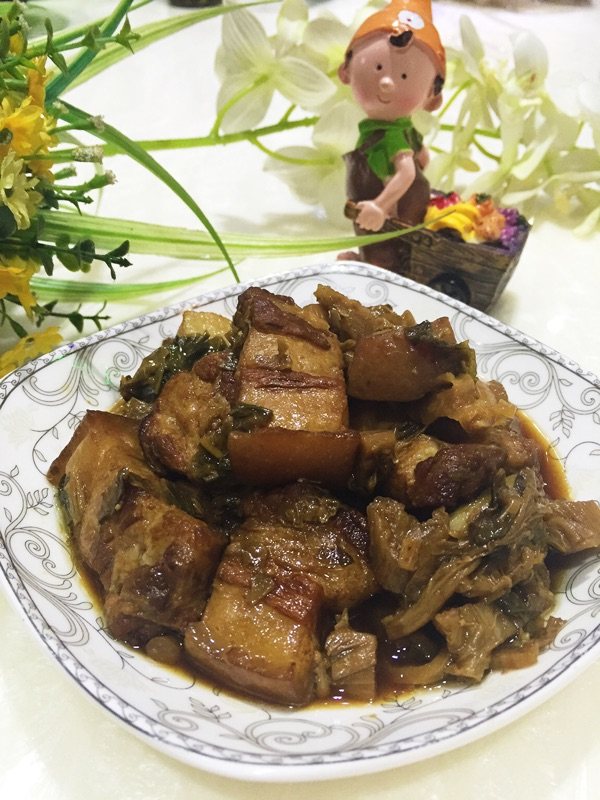 梅菜烧肉步骤11