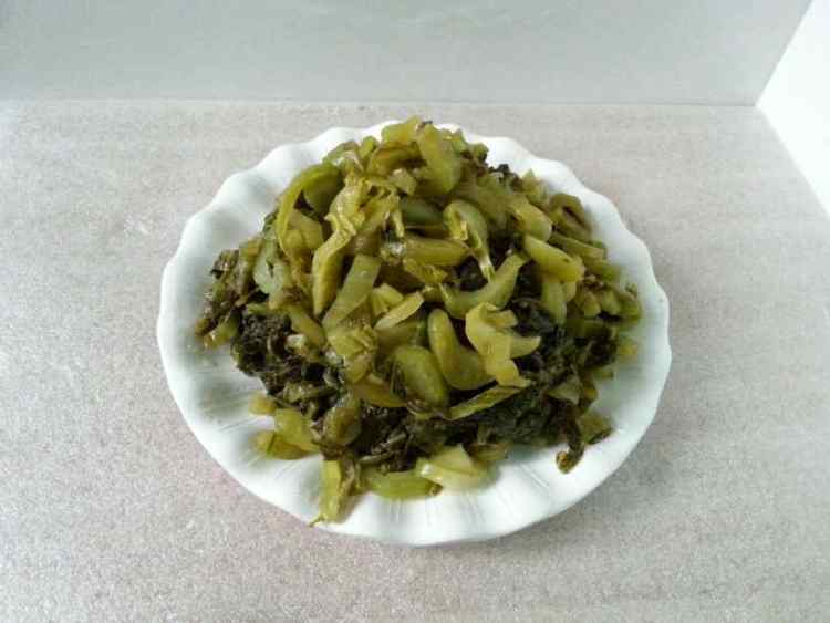 花肉炒酸菜步骤4