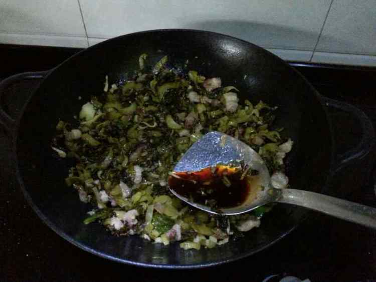 花肉炒酸菜步骤11