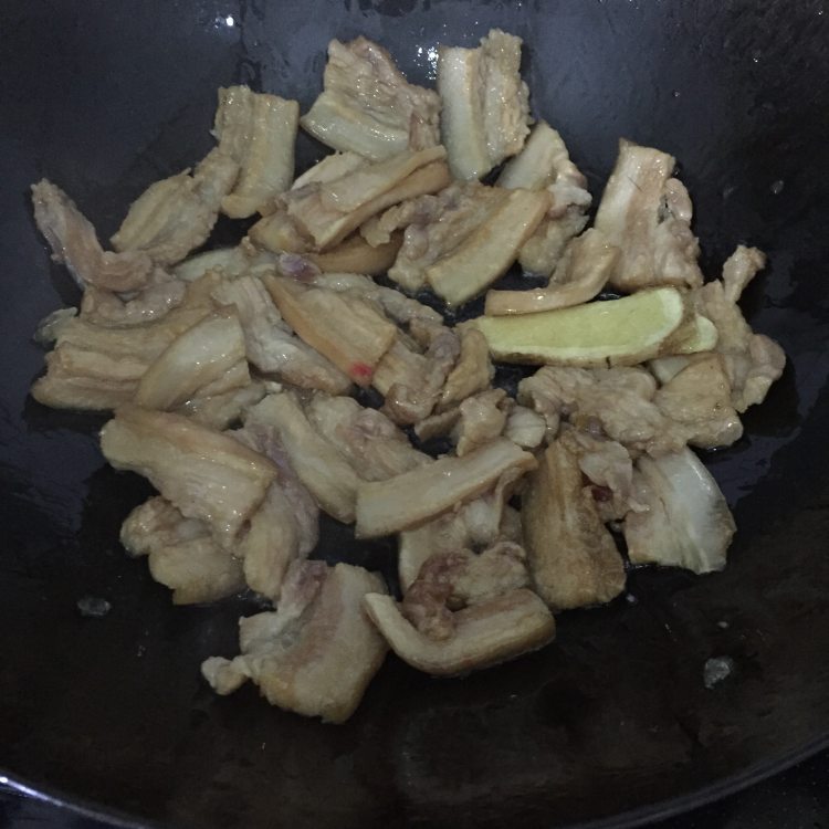 双椒五花肉步骤4