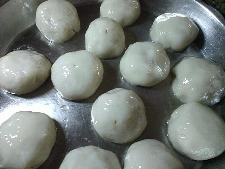肉末木耳糍粑步骤8