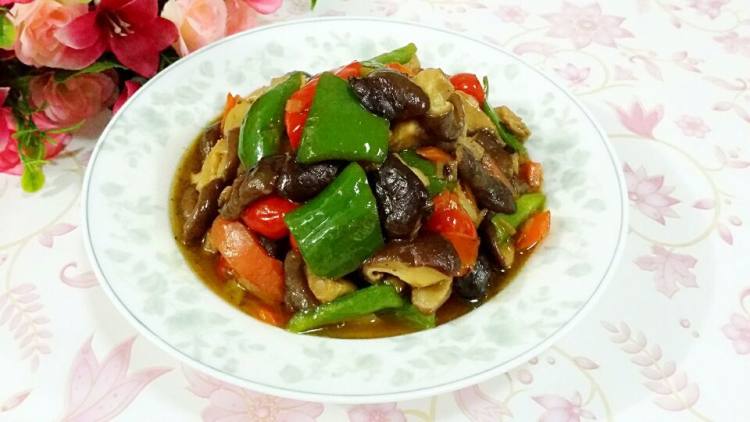香菇炒杂疏步骤11