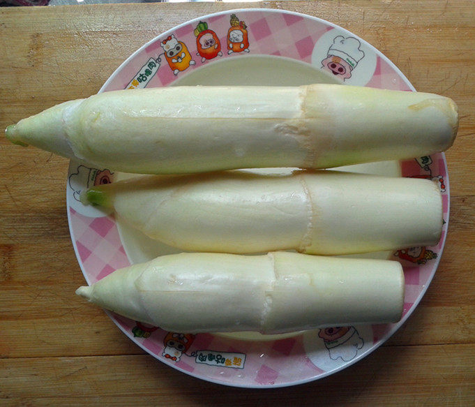 茭白烧五花肉步骤3