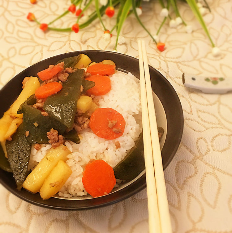 土豆烩海带步骤9