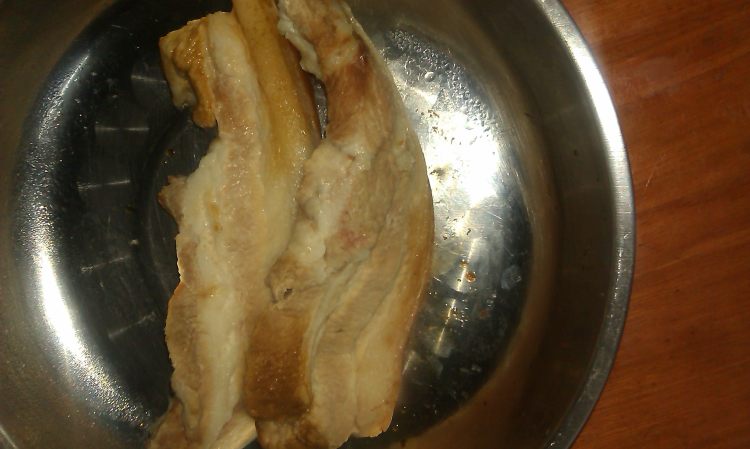 莴笋拌叉烧步骤2