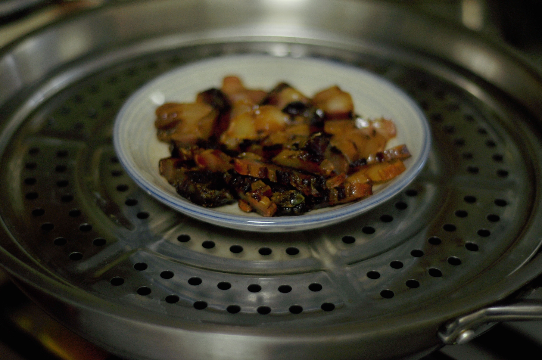 茴香球炒腊肉步骤3