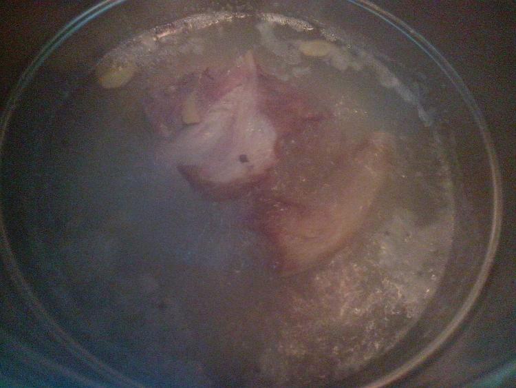 白萝卜煲腊肉步骤6